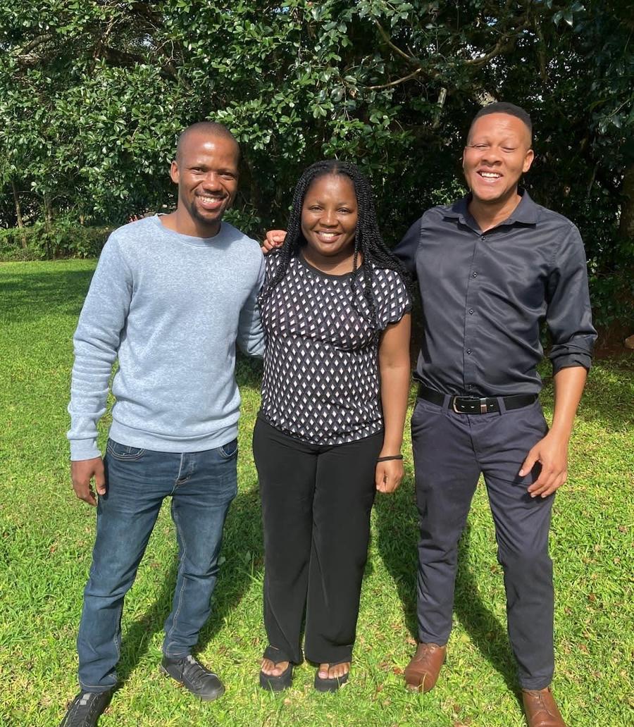 Three members of the Ubuntu Care and Connect team
